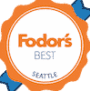 Fodor's Best award seal for Seattle.